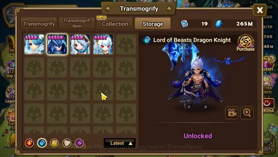 Summoners War: Sky Arena Accounts End-Game ASIA Lv 100|4 LD[Jager,Maximilian,Jin Sasha]|87 Total NB5[Leo,Haegang]+177 20