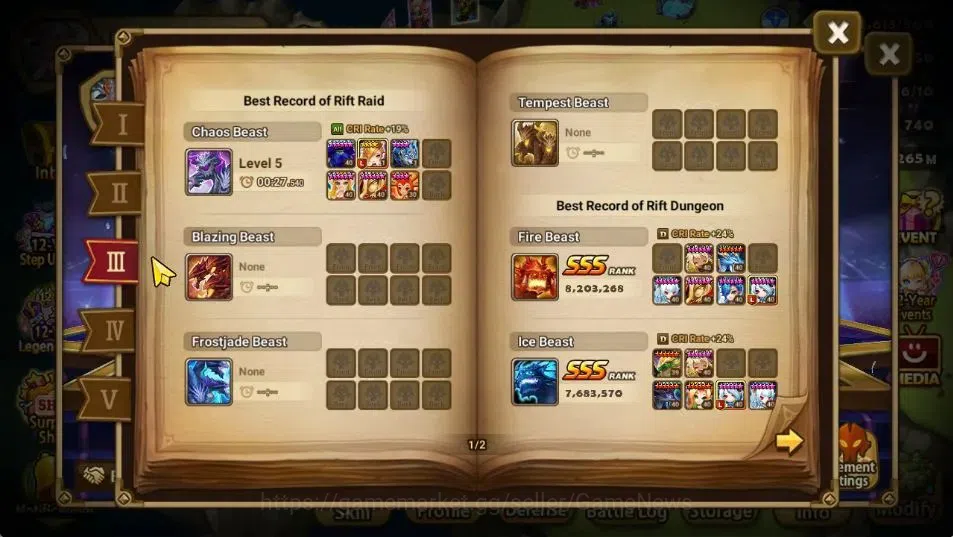 Summoners War: Sky Arena Accounts End-Game ASIA Lv 100|4 LD[Jager,Maximilian,Jin Sasha]|87 Total NB5[Leo,Haegang]+177 5