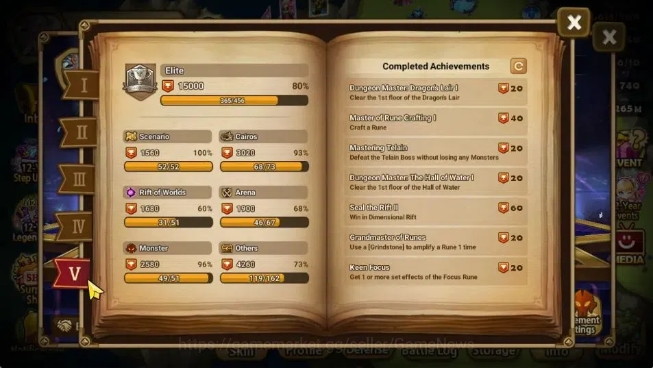 Summoners War: Sky Arena Accounts End-Game ASIA Lv 100|4 LD[Jager,Maximilian,Jin Sasha]|87 Total NB5[Leo,Haegang]+177 7