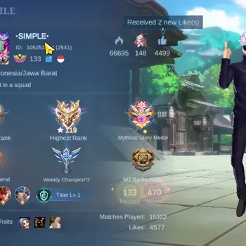 Mobile Legends: Bang Bang Accounts Collector Hero 133|Skin 470|Ex Imo 119|Legend Franco|JJK [Xavier,Yin],Naruto Lukas,KOF