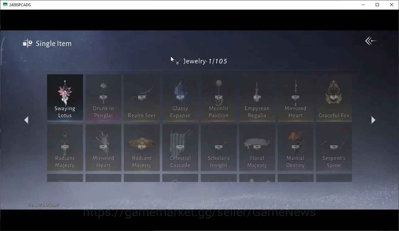 Where Winds Meet Accounts GLOBAL|Lv 5|GS 3671|1 Harmonic Core|Nameless Sword image 13