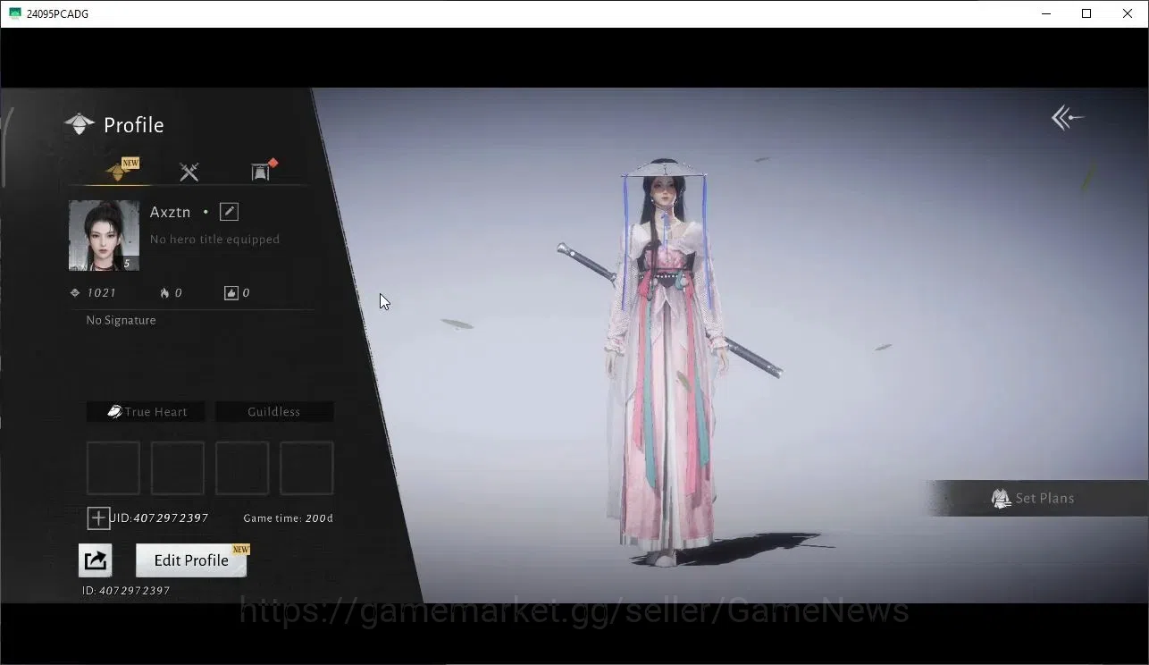 Where Winds Meet Accounts GLOBAL|Lv 5|GS 3671|1 Harmonic Core|Nameless Sword image 2