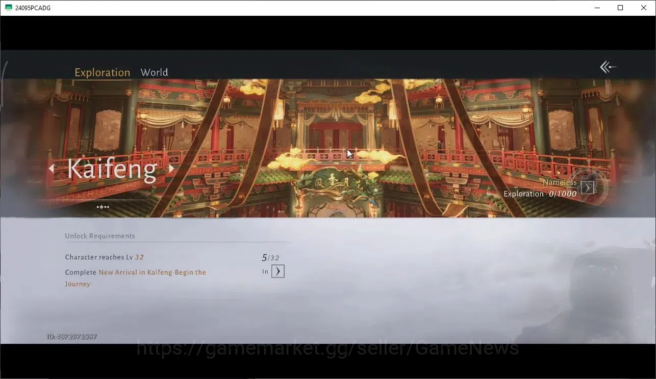 Where Winds Meet Accounts GLOBAL|Lv 5|GS 3671|1 Harmonic Core|Nameless Sword image 20