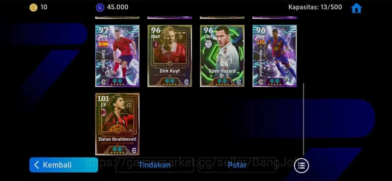 eFootball Accounts Mobile|PW 3156|Bigtime Ibrahimovic|Epic Gerrard,Sh image 5