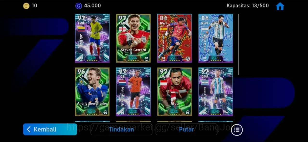 eFootball Accounts Mobile|PW 3156|Bigtime Ibrahimovic|Epic Gerrard,Sh image 6