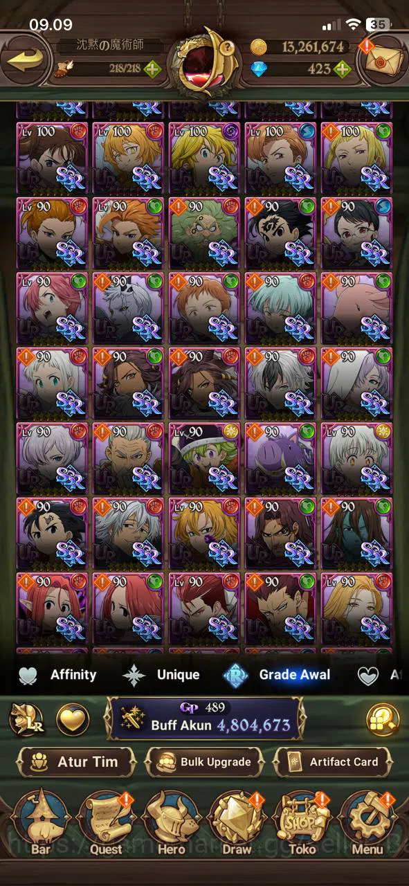 The Seven Deadly Sins: Grand Cross Accounts ASIA | 4,8M CC | DM 423 | 4 LR Putri Belialuin Mer image 11
