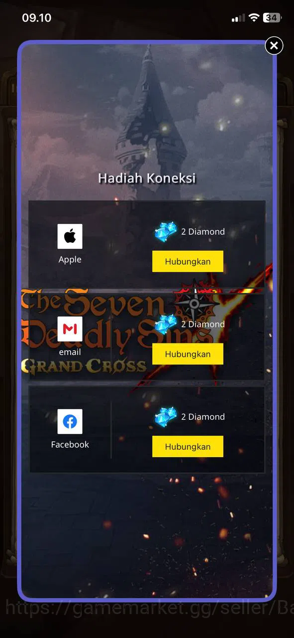 The Seven Deadly Sins: Grand Cross Accounts ASIA | 4,8M CC | DM 423 | 4 LR Putri Belialuin Mer image 15