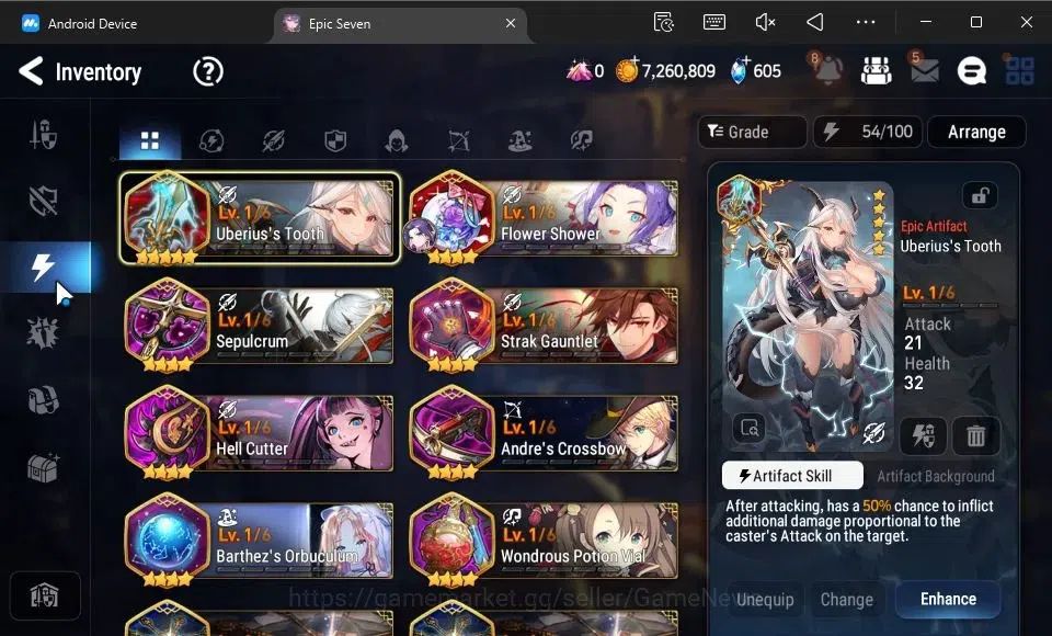 Epic Seven Accounts GLOBAL Unverif|New Era|2 ML (Sylvan Sage Vivian,Re image 11