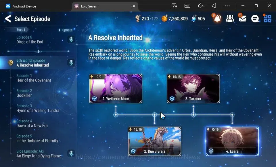 Epic Seven Accounts GLOBAL Unverif|New Era|2 ML (Sylvan Sage Vivian,Re image 15