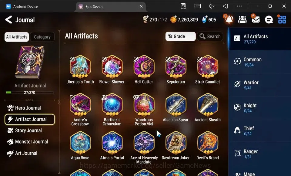 Epic Seven Accounts GLOBAL Unverif|New Era|2 ML (Sylvan Sage Vivian,Re image 7