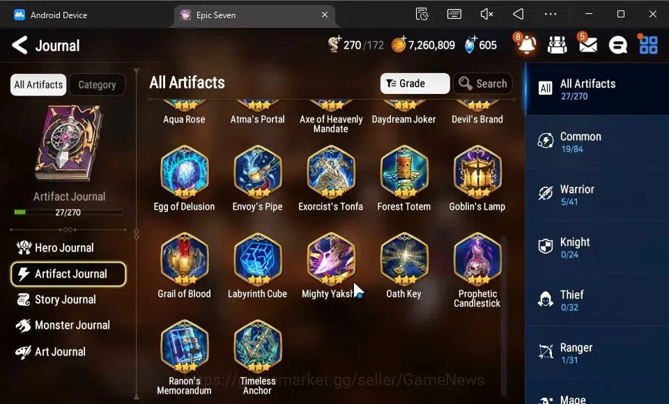 Epic Seven Accounts GLOBAL Unverif|New Era|2 ML (Sylvan Sage Vivian,Re image 8