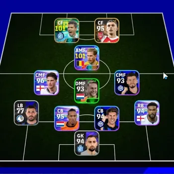 eFootball Accounts High-End Android|Power 2822|Epic Sergio Aguero,Marco Reus|Show Time Kevin De Bruyne,Ibrahim