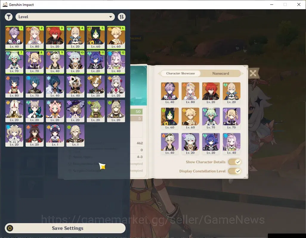 Genshin Impact Accounts ASIA|AR 50|All Unset|2 Limited+ 4(*5Weap)|Durin+Si image 2
