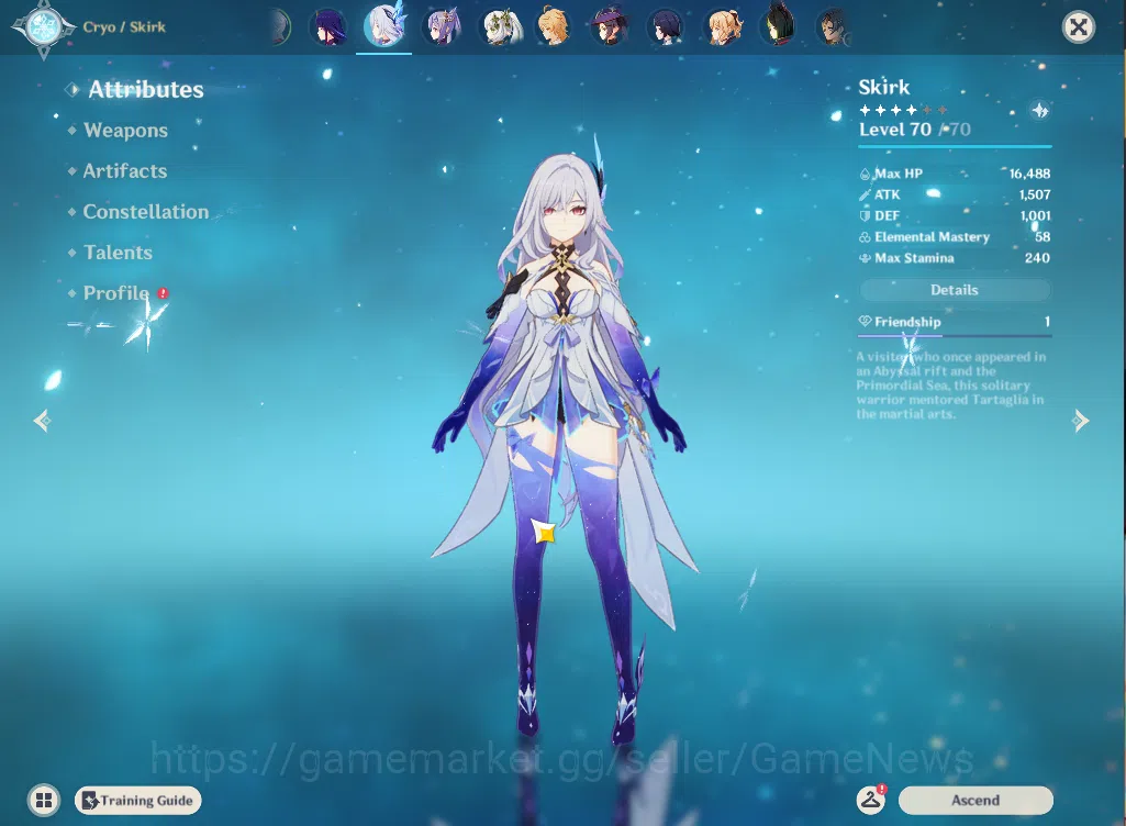 Genshin Impact Accounts ASIA|AR 55|6 Limited+1(*5WEP)|Neuvillete,Skirk,Cit image 16