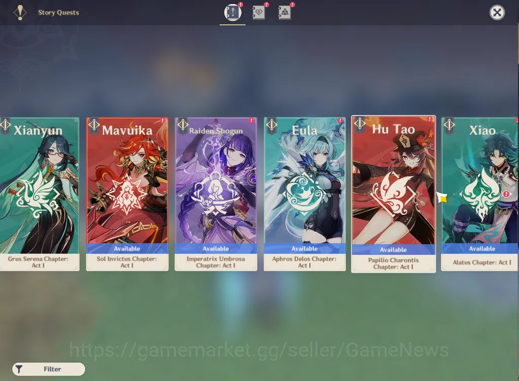 Genshin Impact Accounts ASIA|AR 55|6 Limited+1(*5WEP)|Neuvillete,Skirk,Cit image 5