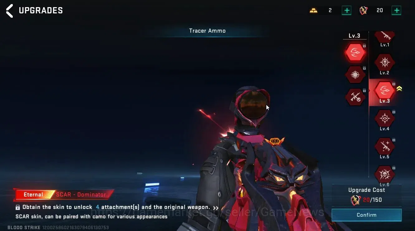 Blood Strike Accounts ASIA|ETERNAL[SCAR Lv3,UMP45 Lv4]|ULTRA MELEE Scyth image 10
