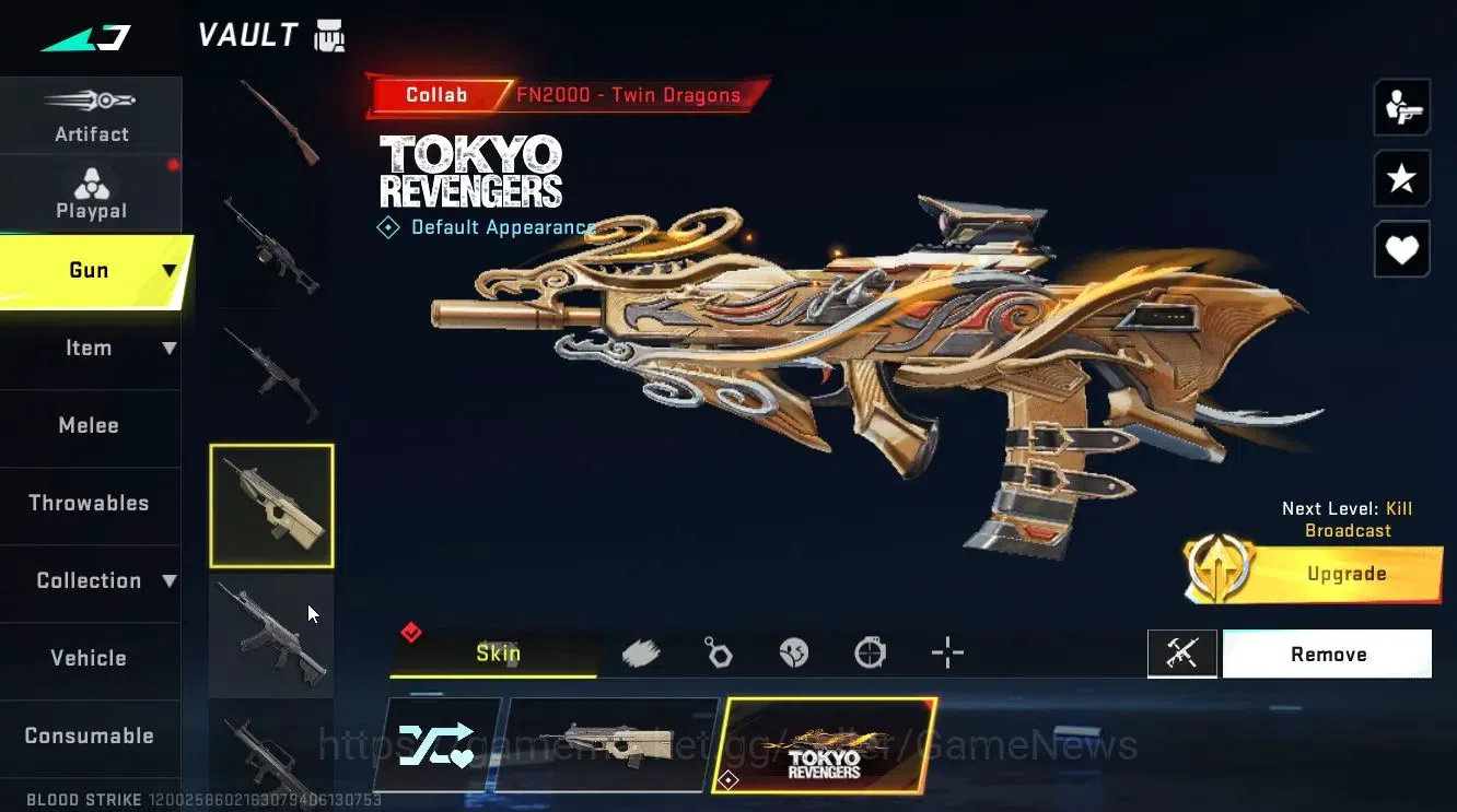 Blood Strike Accounts ASIA|ETERNAL[SCAR Lv3,UMP45 Lv4]|ULTRA MELEE Scyth image 12