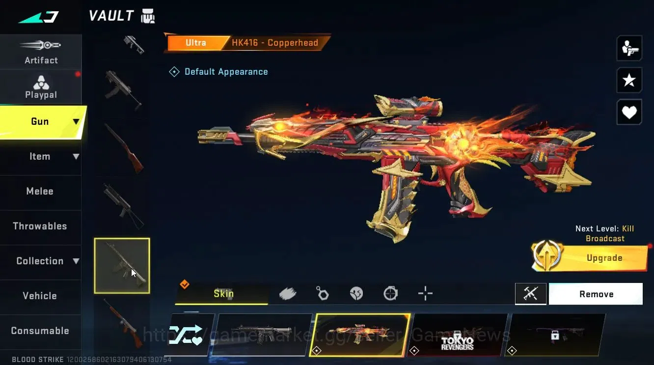 Blood Strike Accounts ASIA|ETERNAL[SCAR Lv3,UMP45 Lv4]|ULTRA MELEE Scyth image 15