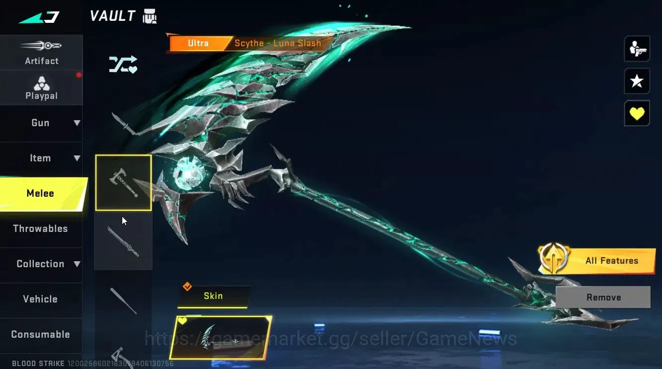 Blood Strike Accounts ASIA|ETERNAL[SCAR Lv3,UMP45 Lv4]|ULTRA MELEE Scyth image 18