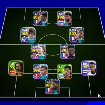 eFootball Accounts Others Android|NationalTeamPack France2026|ShowTime Nico Paz,Martin Odegaard,Luis Diaz,Memphis
