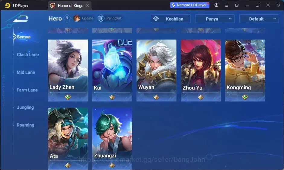 Honor of Kings Accounts Global | 112H 132S | KIC Luna, Limited Yuhuan, LNY image 1