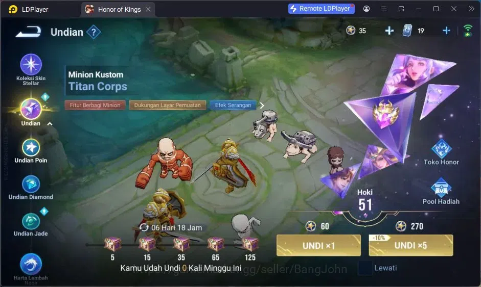 Honor of Kings Accounts Global | 112H 132S | KIC Luna, Limited Yuhuan, LNY image 16