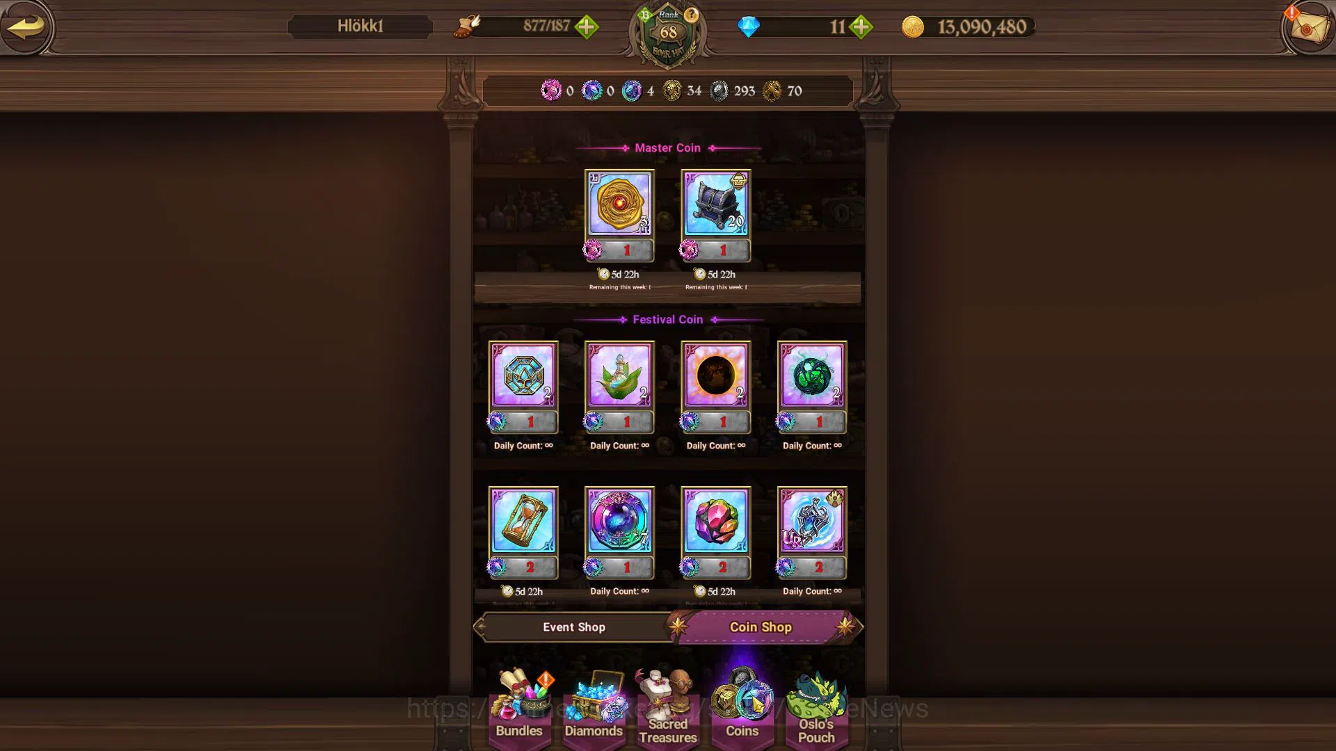 The Seven Deadly Sins: Grand Cross Accounts Starter Global|2,6M CC|2 LR+6 UR 10