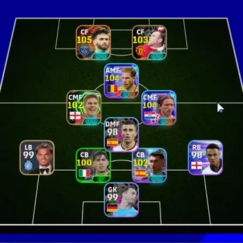 eFootball Accounts High-End Android|Power 3147|Big Time K. Kvaratskhelia|Show Time Luka Modric,Kevin de Bruyne,Laporte,Etc|7
