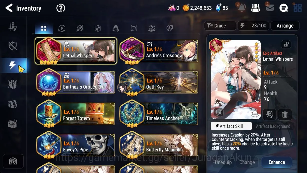 Global Unverif|Fresh Starter|Low Progres|2ML (Harsetti,Ruele Of Light)+Nahkwol,etc|BlessON|PohON|LogStove(ES2544) Epic Seven Accounts Starter Global Unverif|Fresh Starter|Low Progres|2ML (Harsetti,Ruele Of
