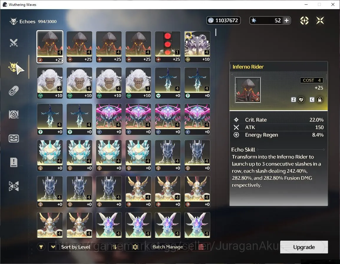 Wuthering Waves Accounts Mid-Game NA | UL 45 | 3 Limit | [Cartethyia,Ciaccona,Shorekeeper]+Sign | DB Lv28 | MC Female | Log 3