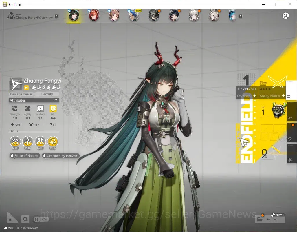 Arknights: Endfield Accounts ASIA | Lv 45 | 5 SSR (1 Limit) + 5(*6 Wep) + Selec image 3