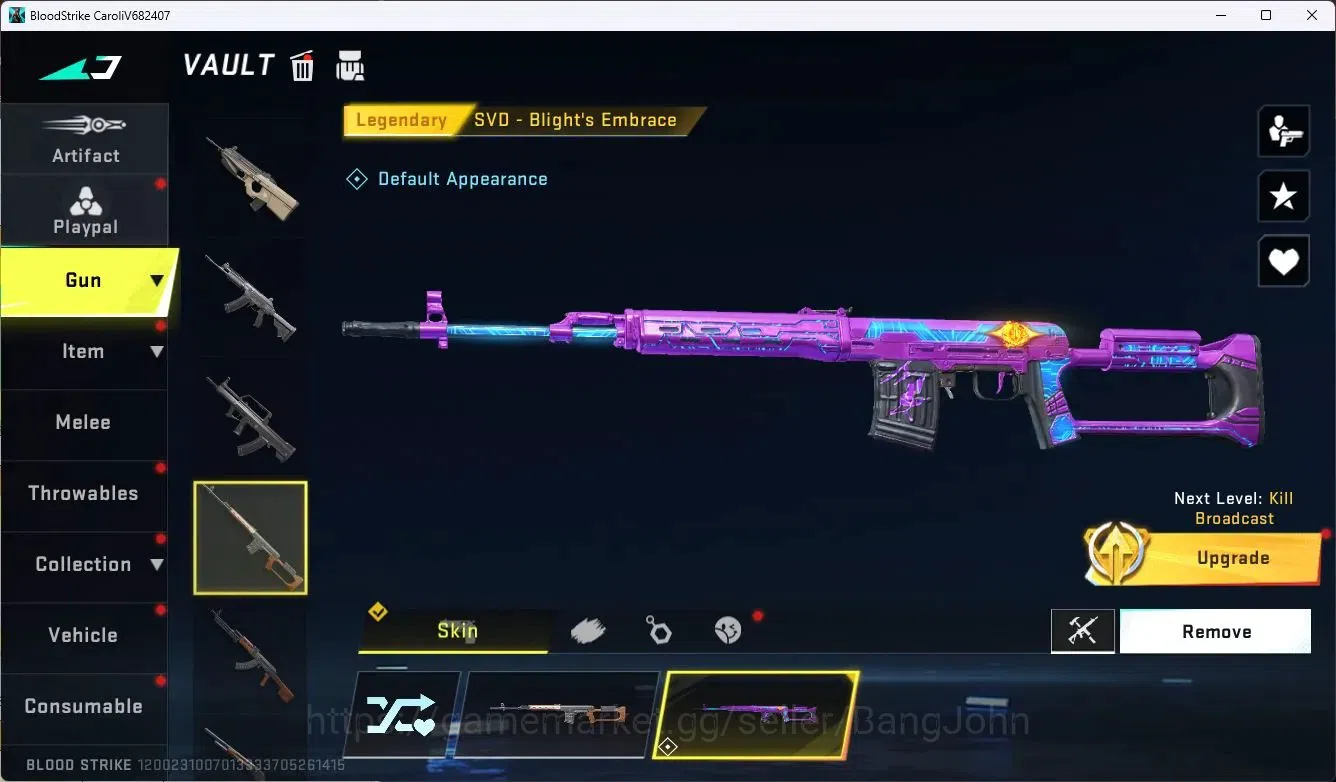 Blood Strike Accounts ASIA | Collab 1 EVA: MCX-EVA-00 | 1 Ultra UMP45-On image 5