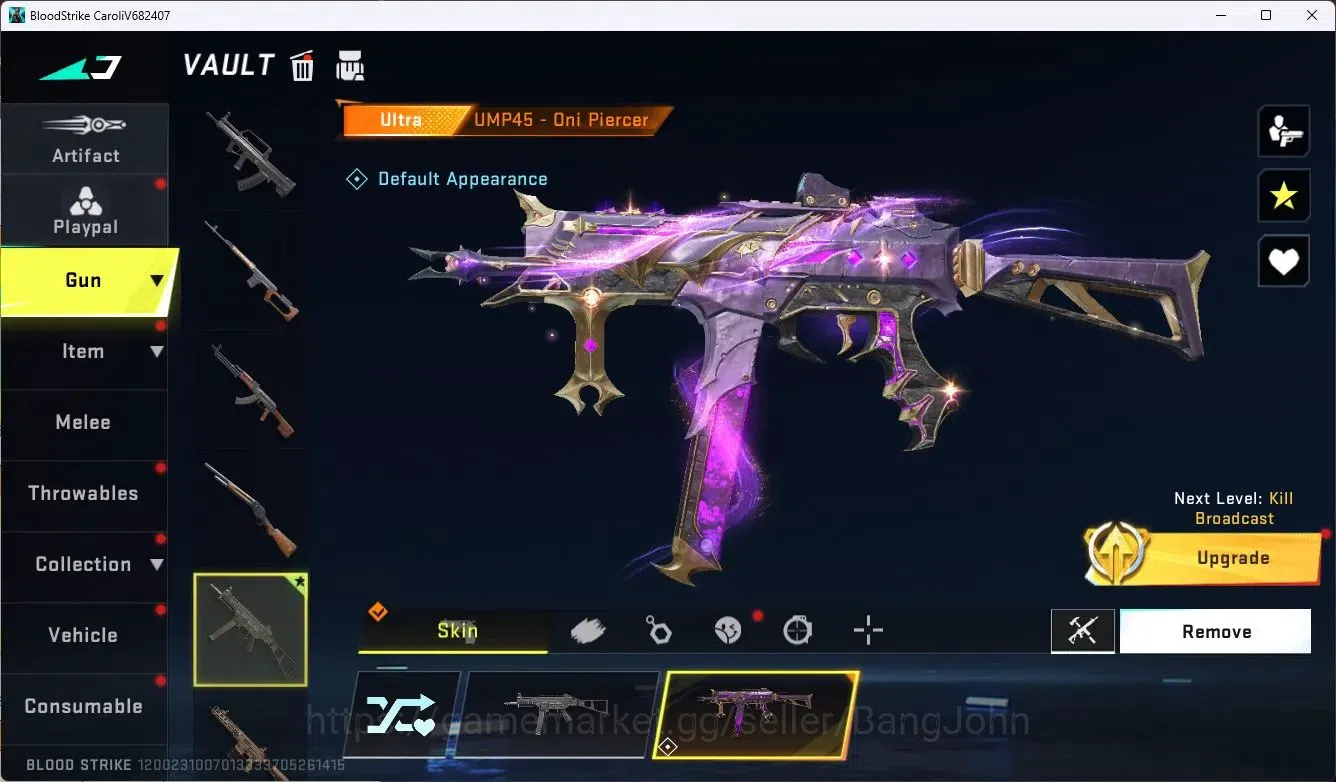 Blood Strike Accounts ASIA | Collab 1 EVA: MCX-EVA-00 | 1 Ultra UMP45-On image 6
