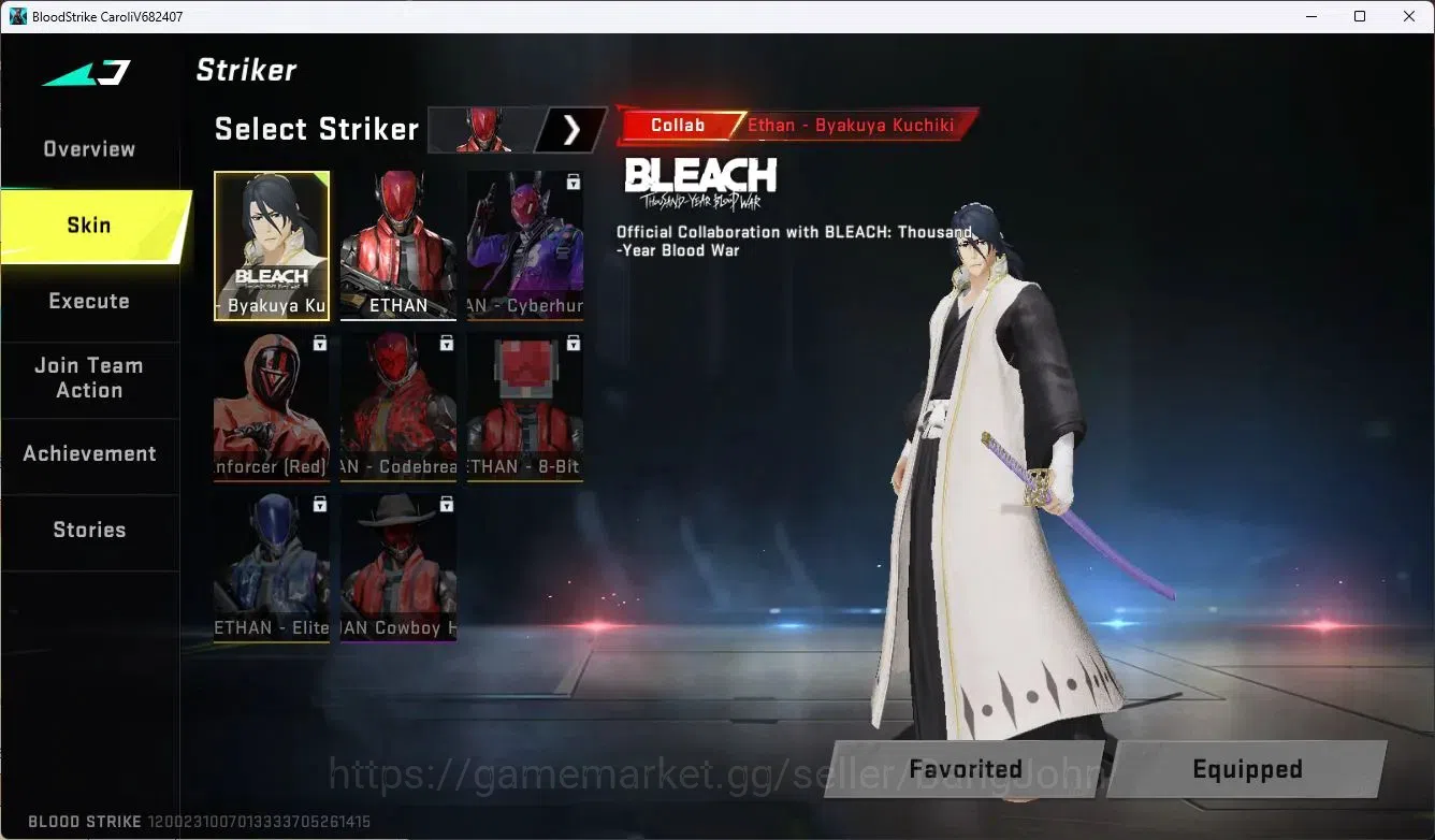 Blood Strike Accounts ASIA | Collab 1 EVA: MCX-EVA-00 | 1 Ultra UMP45-On image 9