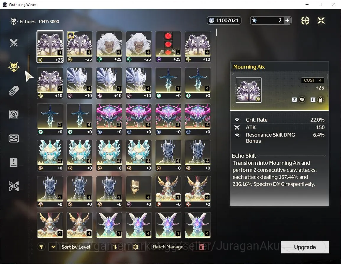 Wuthering Waves Accounts Mid-Game NA | UL 45 | 3 Limit | [Cartethyia,Ciaccona,Shorekeeper]+Sign | DB Lv28 | MC Female | Log 5
