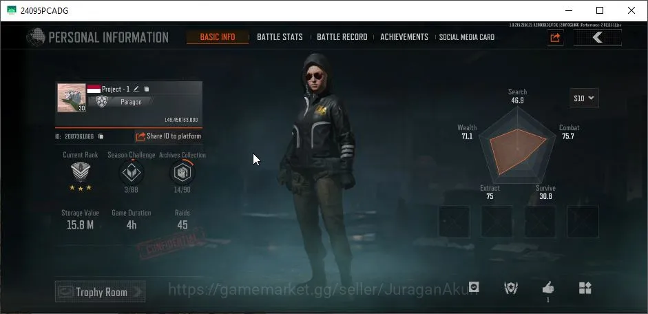 Arena Breakout Accounts Mid-Tier [MOBILE] Lv 30|SV 15,8M|CV 13,5M|Ready Pvp dan Keys 2x3|Gravekeeper Mosin,Edge MPX,Forest 2