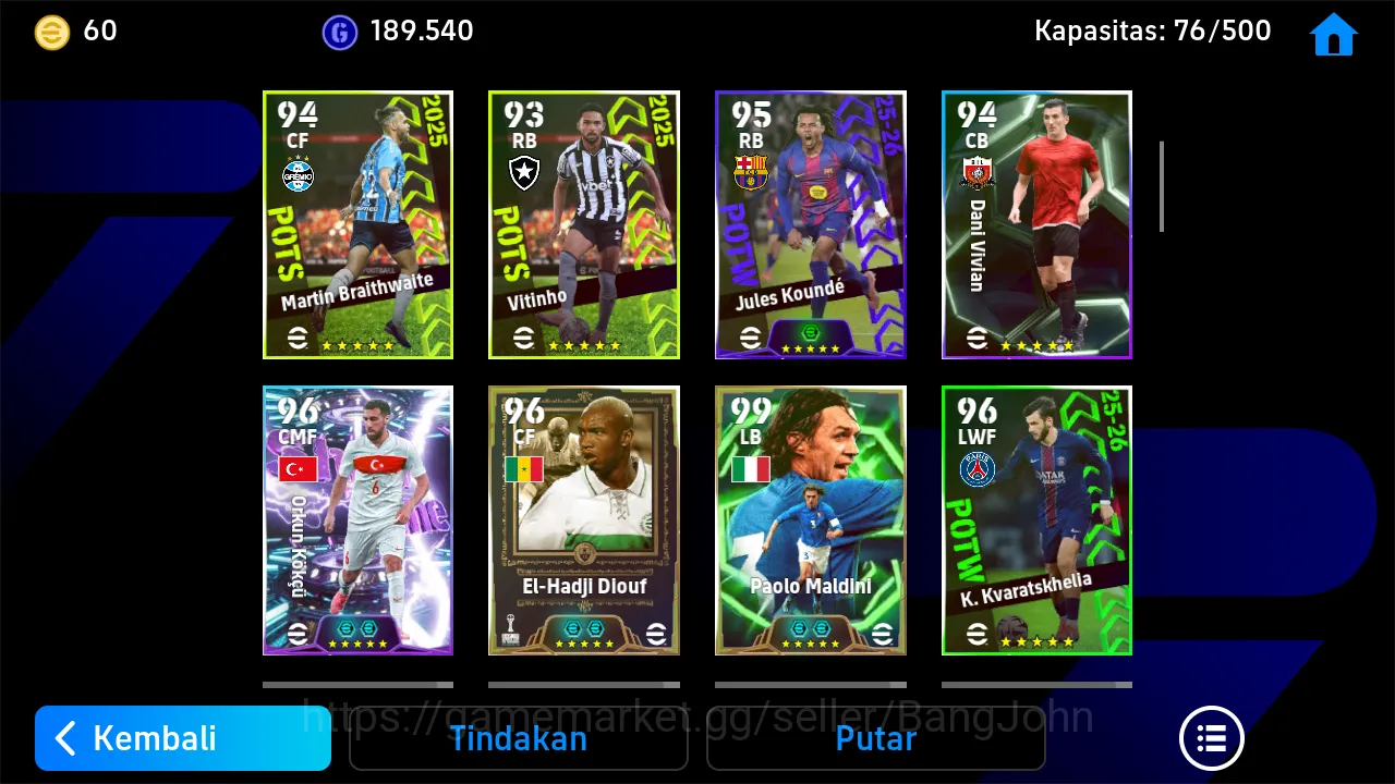 eFootball Accounts Power 3165 | Marcus Rashford | Adriano Epic DB | R image 5