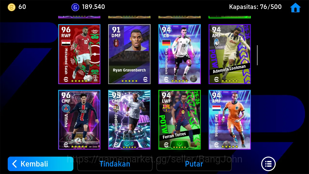 eFootball Accounts Power 3165 | Marcus Rashford | Adriano Epic DB | R image 6