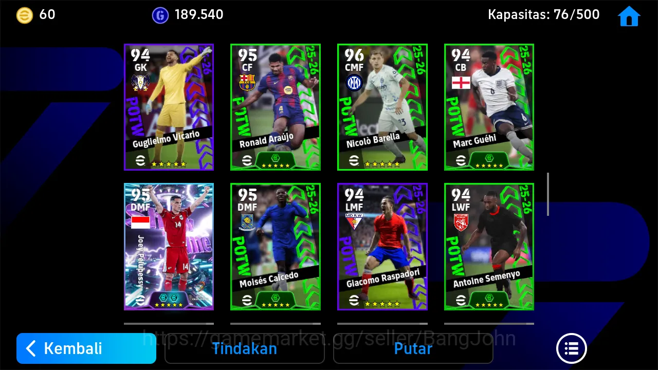 eFootball Accounts Power 3165 | Marcus Rashford | Adriano Epic DB | R image 8