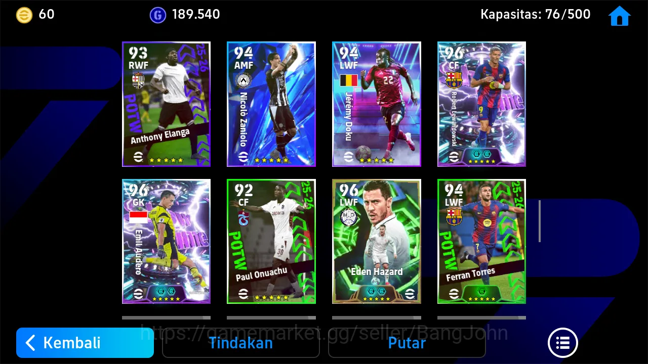 eFootball Accounts Power 3165 | Marcus Rashford | Adriano Epic DB | R image 9