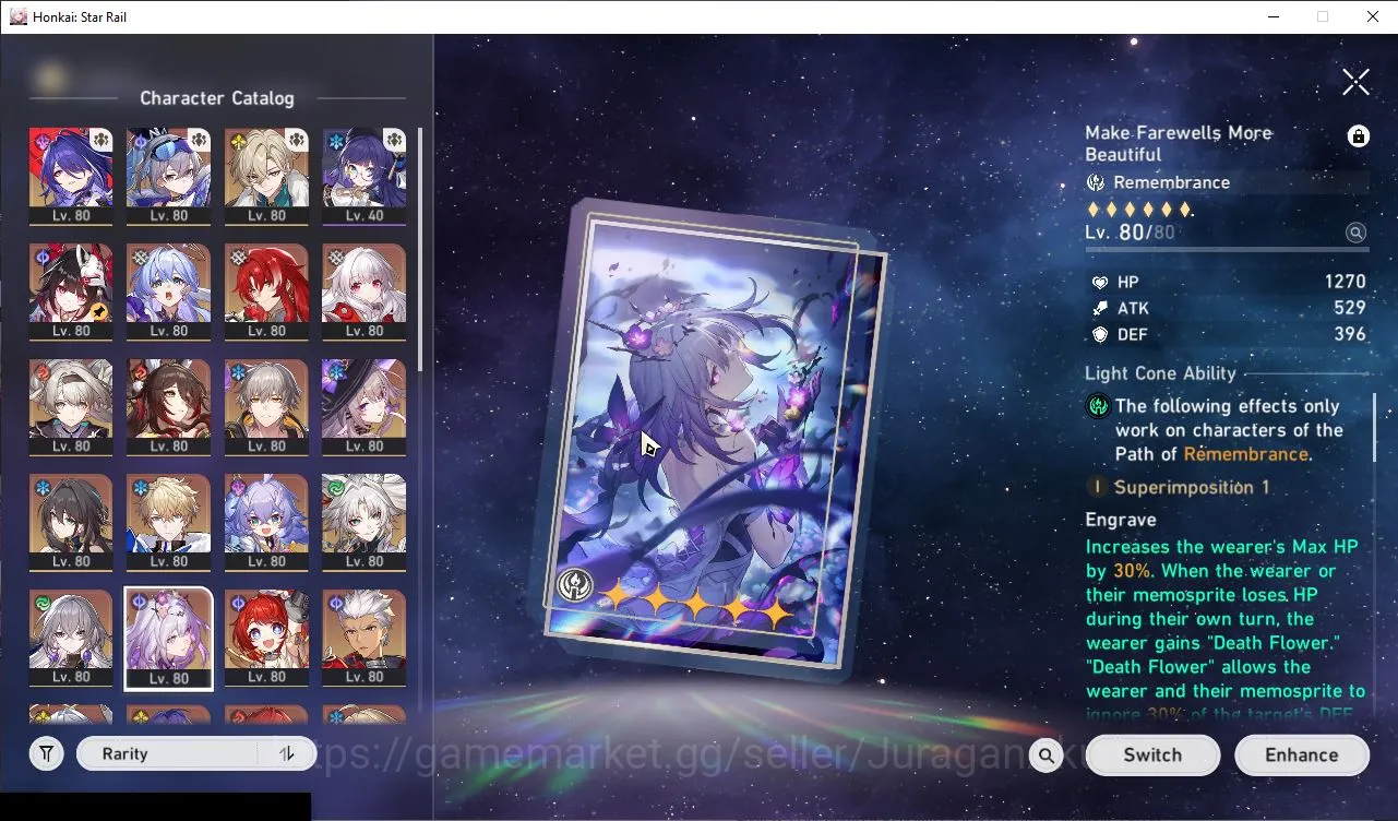 Honkai Star Rail Accounts End Game ASIA|TL70|15 Limited 5