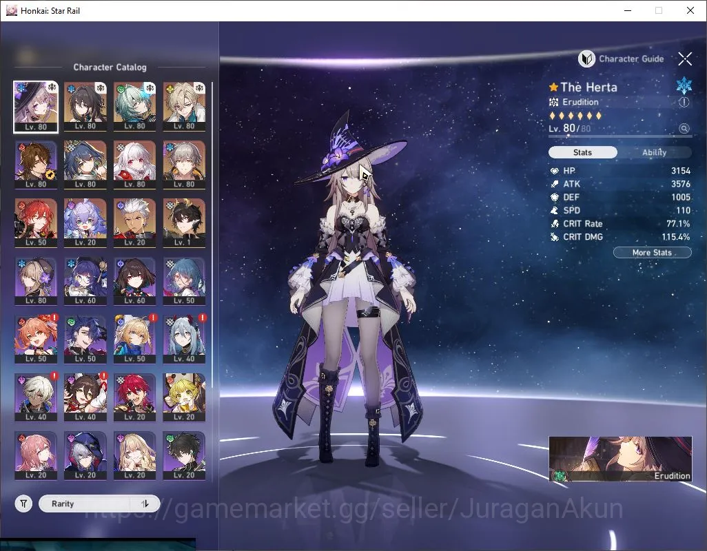 Honkai Star Rail Accounts Mid Game ASIA [TL67] 7 Limited (The Herta,Yunli)+Sign [Anaxa,Ruan Mei,Aventurine,Archer,Dan Heng 2