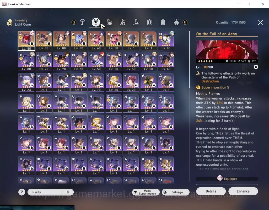 Honkai Star Rail Accounts Mid Game ASIA [TL67] 7 Limited (The Herta,Yunli)+Sign [Anaxa,Ruan Mei,Aventurine,Archer,Dan Heng 4