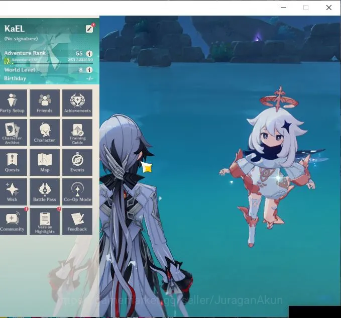 Genshin Impact Mid Game ASIA|AR 55|8 Limited+3 [5 Star's Weapon]|(Arlechhi image 1