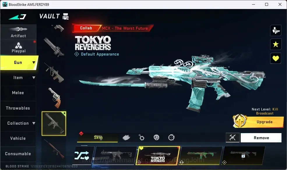 Blood Strike Accounts ASIA | TR MCX - THE WORST FUTURE| 1 Limited Gun| 2 image 3