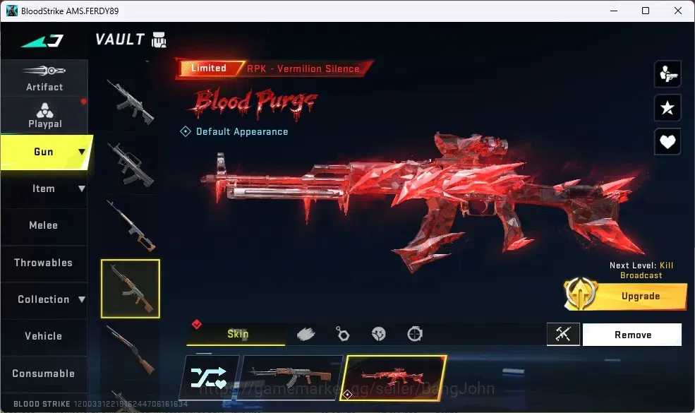 Blood Strike Accounts ASIA | TR MCX - THE WORST FUTURE| 1 Limited Gun| 2 image 5