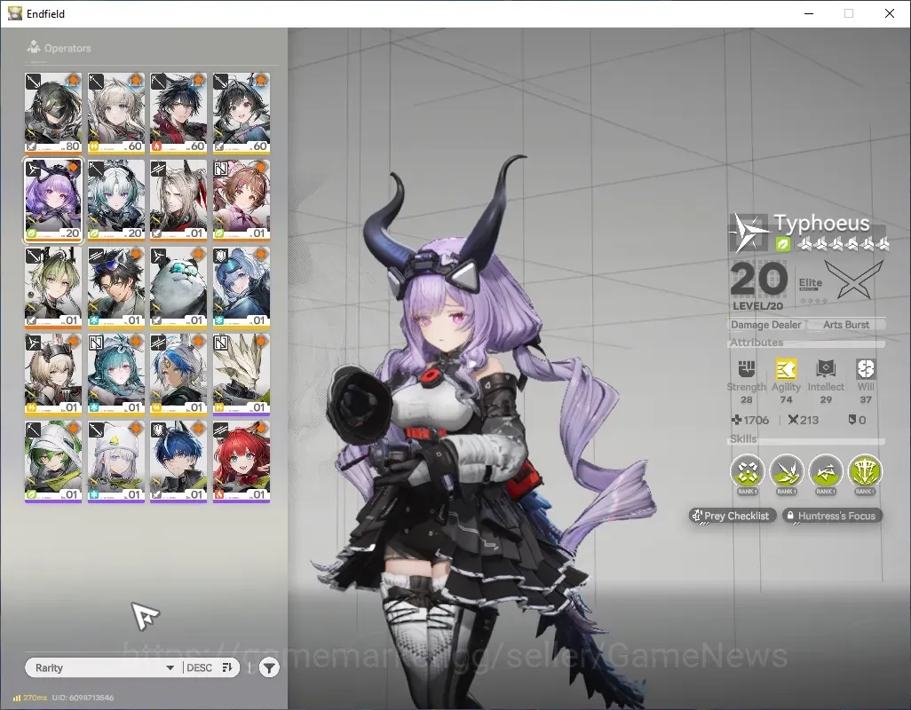 Arknights: Endfield Accounts NA/EU|Lv 54|4 SSR 2 Limited + 5 (*6Weapon)|Typhoeus P2+Sign,Arcane+Sign P2|1 SSR Selector|2 Wp 1