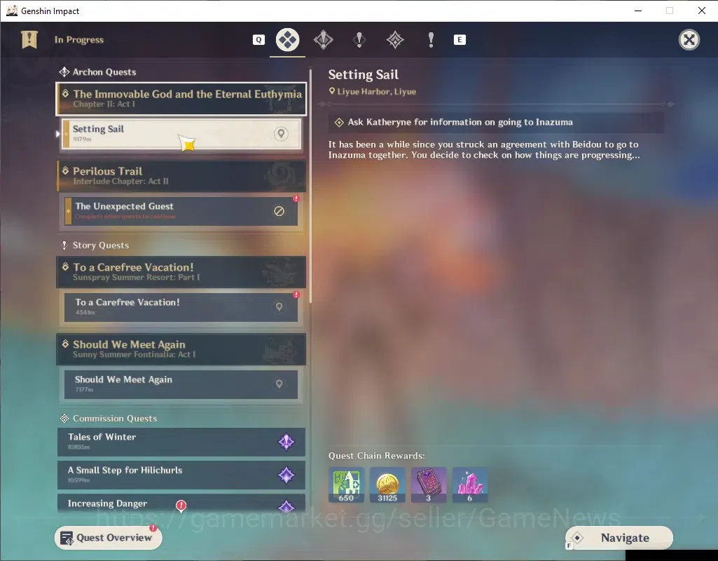 Genshin Impact Accounts ASIA|AR 35| 1 Limited + 2(*5 Weapon)| Mavuika | A image 13