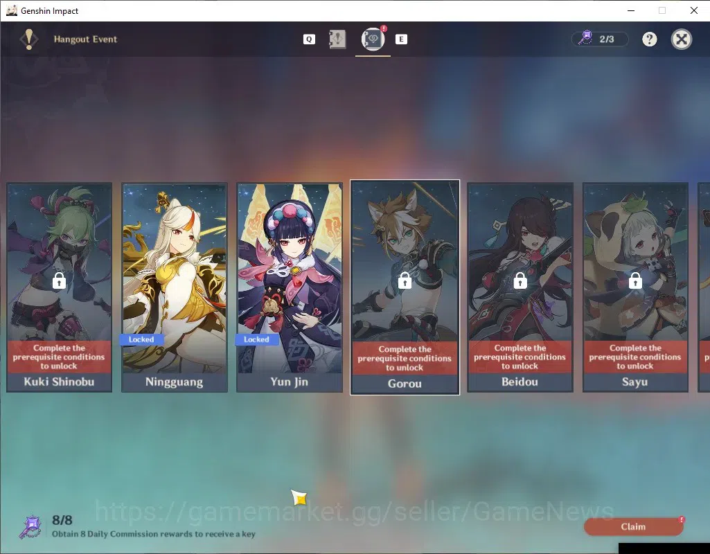 Genshin Impact Accounts ASIA|AR 35| 1 Limited + 2(*5 Weapon)| Mavuika | A image 16
