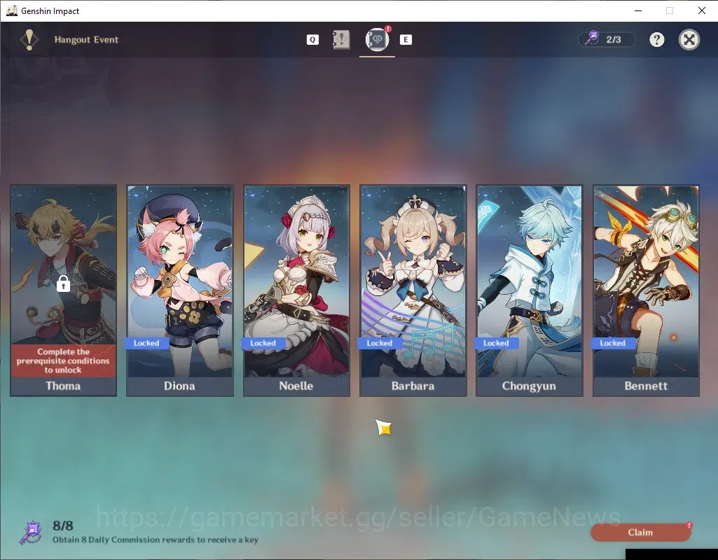 Genshin Impact Accounts ASIA|AR 35| 1 Limited + 2(*5 Weapon)| Mavuika | A image 17